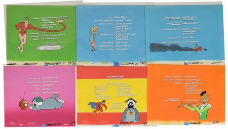 Lot #728 The Plastic Man Comedy/Adventure Show Animation Cel and Background - Image 1