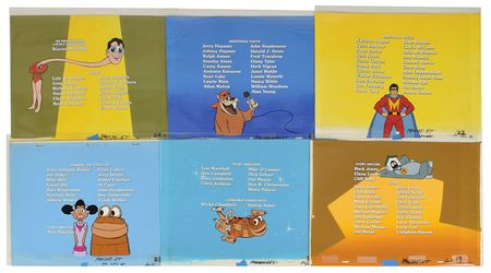 Lot #728 The Plastic Man Comedy/Adventure Show Animation Cel and Background - Image 2