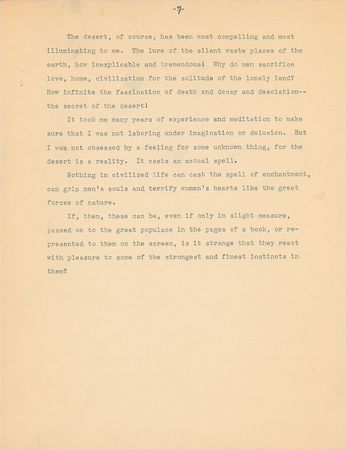 Lot #167 Zane Grey Manuscript - Image 7