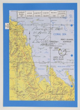 Lot #600 Apollo 10 Flown Map Segment - Image 2