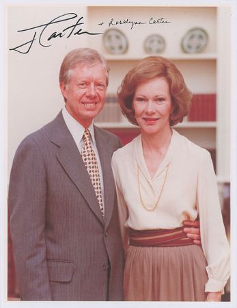 Lot #311 Jimmy and Rosalynn Carter Signed Photographs - Image 3