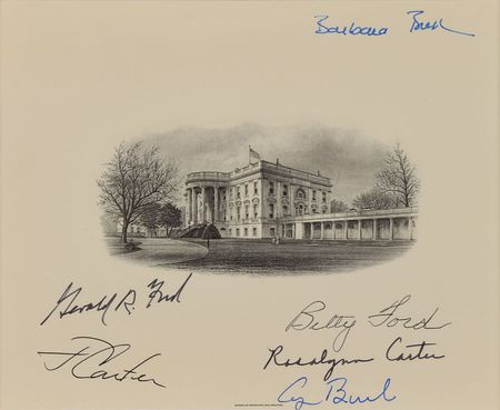 Lot #342 Presidents and First Ladies White House Card - Image 2