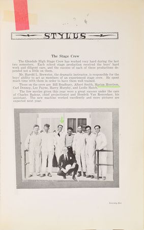 Lot #923 John Wayne: Impressive 1924 high school yearbook, signed twice by 