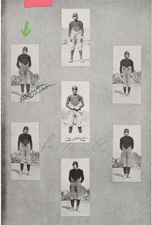 Lot #923 John Wayne: Impressive 1924 high school yearbook, signed twice by 