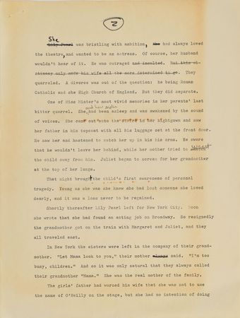 Lot #976 Mary Miles Minter: Minter's hand-edited unpublished biography, shedding light on her romance with actor William Desmond Taylor - Image 3