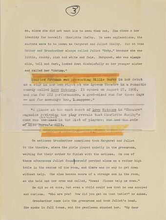 Lot #976 Mary Miles Minter: Minter's hand-edited unpublished biography, shedding light on her romance with actor William Desmond Taylor - Image 4