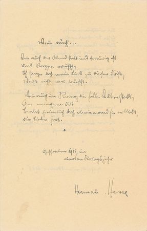 Lot #46 Hermann Hesse: Hesse pens 