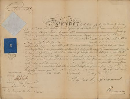 Lot #431 Queen Victoria Signed Document - Image 2