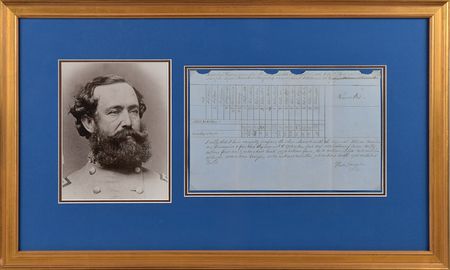 Lot #548 Wade Hampton Signed Document - Image 1