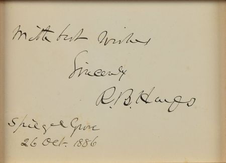 Lot #275 Rutherford and Lucy Hayes Signatures - Image 2