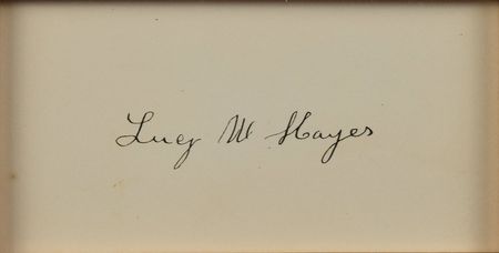 Lot #275 Rutherford and Lucy Hayes Signatures - Image 3