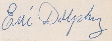 Lot #743 Eric Dolphy Signature - Image 1