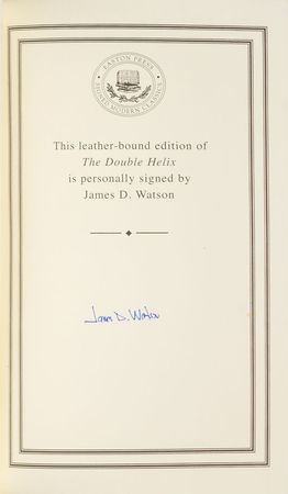 Lot #464 DNA: James D. Watson Book - Image 1