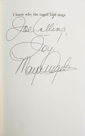Lot #123 Maya Angelou Book - Image 1
