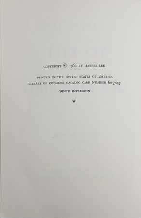 Lot #64 Harper Lee: Harper Lee inscribes an American classic - Image 3