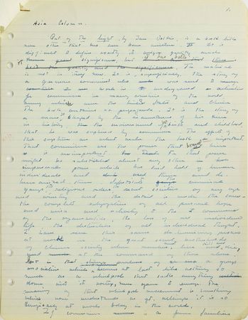 Lot #13 Pearl S. Buck: Drafts of the Nobel laureate's book reviews - Image 3