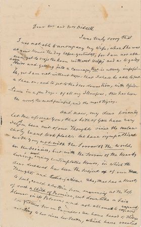 Lot #463 Thomas Clarkson Handwritten Letter Signed - Image 1
