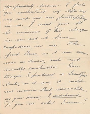 Lot #78 Anais Nin Handwritten Letter Signed - Image 4