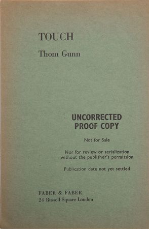 Lot #170 Thom Gunn - Image 2