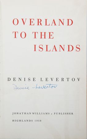 Lot #197 Denise Levertov - Image 2