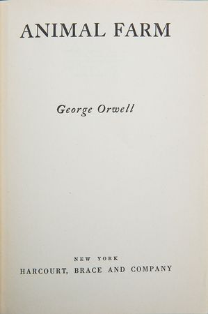 Lot #218 George Orwell Book - Image 1