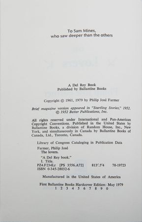 Lot #156 Philip Jose Farmer Book - Image 2