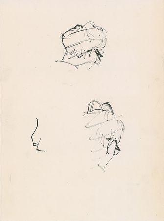 Lot #17 Truman Capote: Peter Arno: Sketches of Capote and his bulldog, presented to the author by a New Yorker cartoonist - Image 2