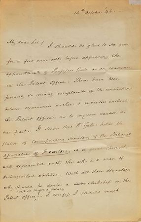 Lot #265 James Buchanan Handwritten Letter Signed - Image 1