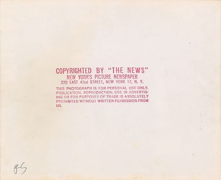 Lot #982 Marilyn Monroe and Arthur Miller Photograph - Image 2