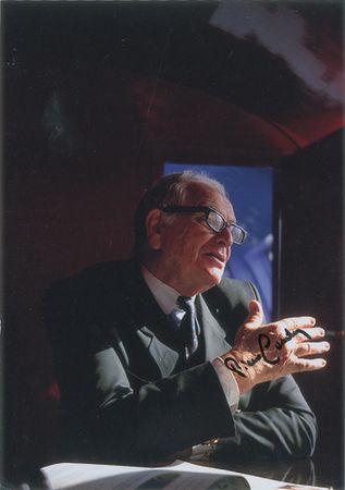Lot #692 Karl Lagerfeld and Pierre Cardin Signed Photographs - Image 2