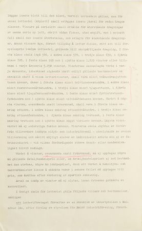 Lot #484 King Gustaf V of Sweden Signed Document - Image 2