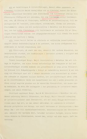 Lot #484 King Gustaf V of Sweden Signed Document - Image 4