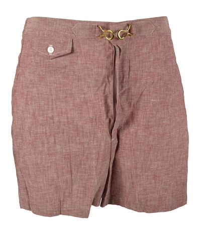 Lot #299 John F. Kennedy: JFK's brick-red swimming trunks - Image 1