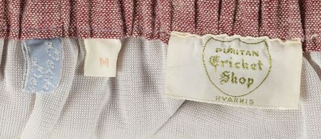 Lot #299 John F. Kennedy: JFK's brick-red swimming trunks - Image 2