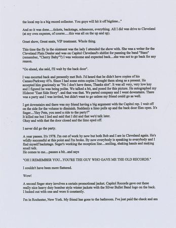 Lot #876 Bob Seger 45 RPM Record - Image 3