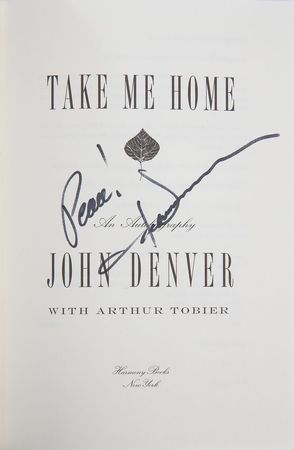 Lot #794 John Denver Book - Image 1