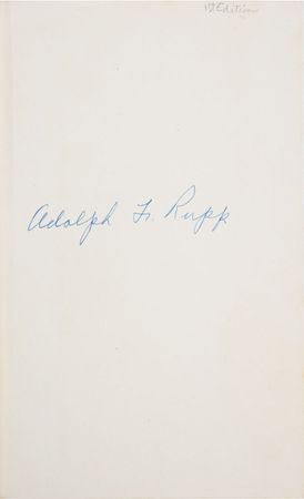 Lot #1029 Adolph Rupp - Image 1