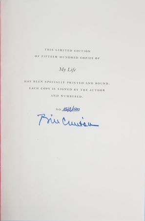 Lot #316 Bill Clinton Book - Image 1