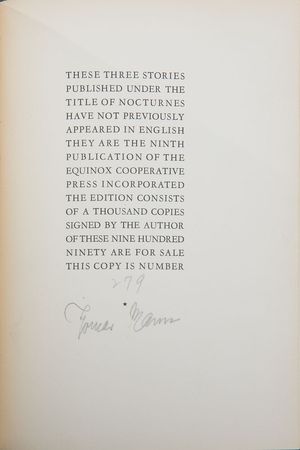 Lot #204 Thomas Mann Book - Image 1