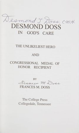 Lot #541 Desmond Doss - Image 1