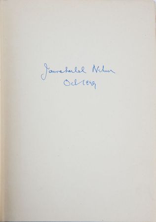 Lot #494 Jawaharlal Nehru Book - Image 1