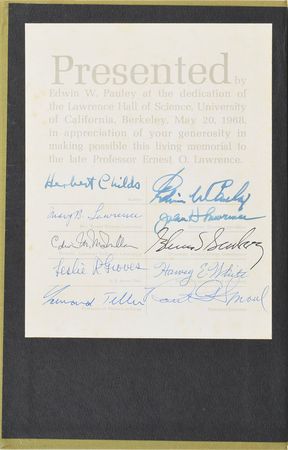 Lot #490 Manhattan Project: Contributors of the Manhattan Project - Image 1