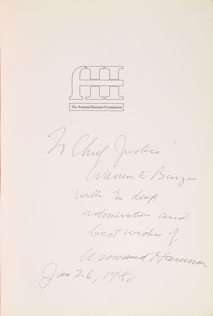 Lot #475 Armand Hammer - Image 2