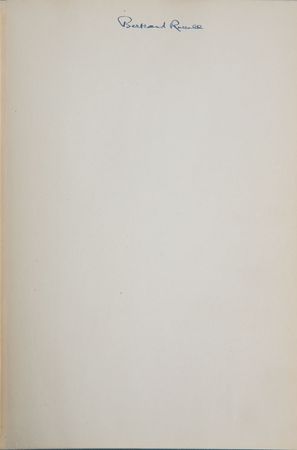 Lot #502 Bertrand Russell Book - Image 1