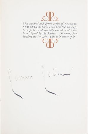 Lot #226 Romain Rolland - Image 1