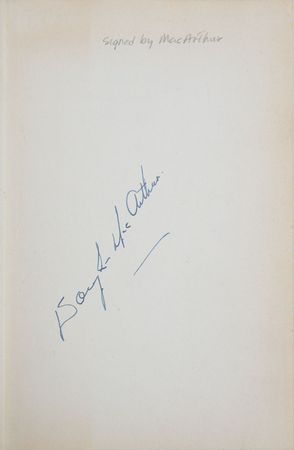 Lot #549 Douglas MacArthur Book - Image 1