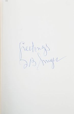 Lot #240 Isaac Bashevis Singer - Image 1