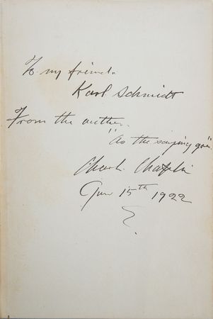 Lot #909 Charlie Chaplin Book - Image 1