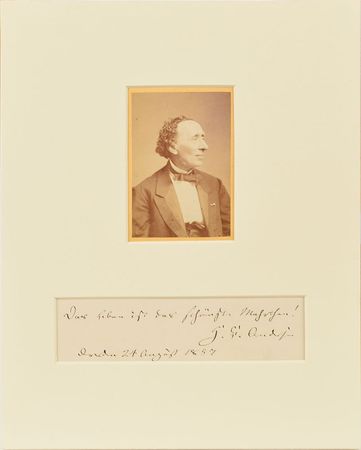 Lot #1 Hans Christian Andersen: Life is the most