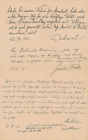 Lot #39 German Literature Signed Document - Image 3